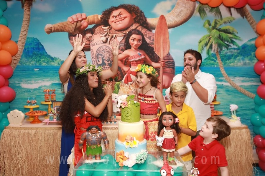 ANIVERSÁRIO DE 5 ANOS DE HELENA RODRIGUES TINTI – “MOANA, UM MAR DE AVENTURAS” - Eloisa Mattos