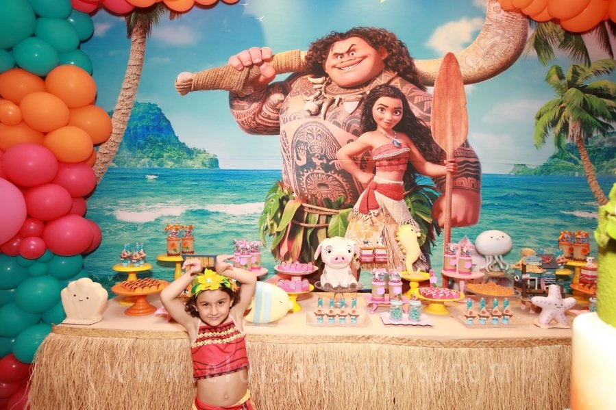 ANIVERSÁRIO DE 5 ANOS DE HELENA RODRIGUES TINTI – “MOANA, UM MAR DE AVENTURAS” - Eloisa Mattos