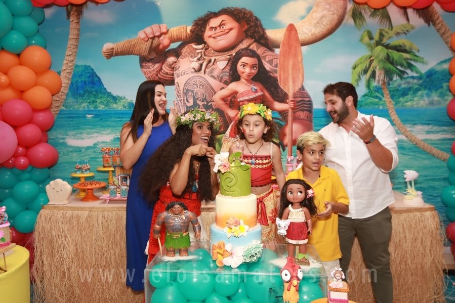 ANIVERSÁRIO DE 5 ANOS DE HELENA RODRIGUES TINTI – “MOANA, UM MAR DE AVENTURAS” - Eloisa Mattos