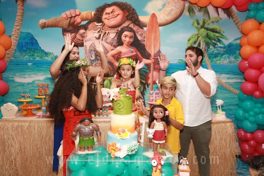 ANIVERSÁRIO DE 5 ANOS DE HELENA RODRIGUES TINTI – “MOANA, UM MAR DE AVENTURAS” - Eloisa Mattos