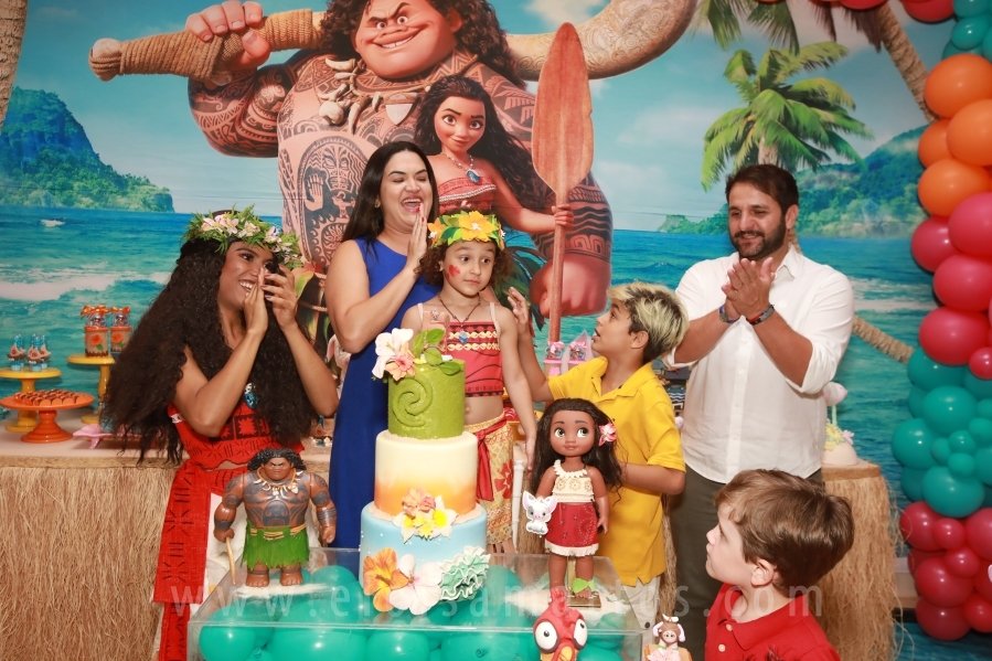 ANIVERSÁRIO DE 5 ANOS DE HELENA RODRIGUES TINTI – “MOANA, UM MAR DE AVENTURAS” - Eloisa Mattos