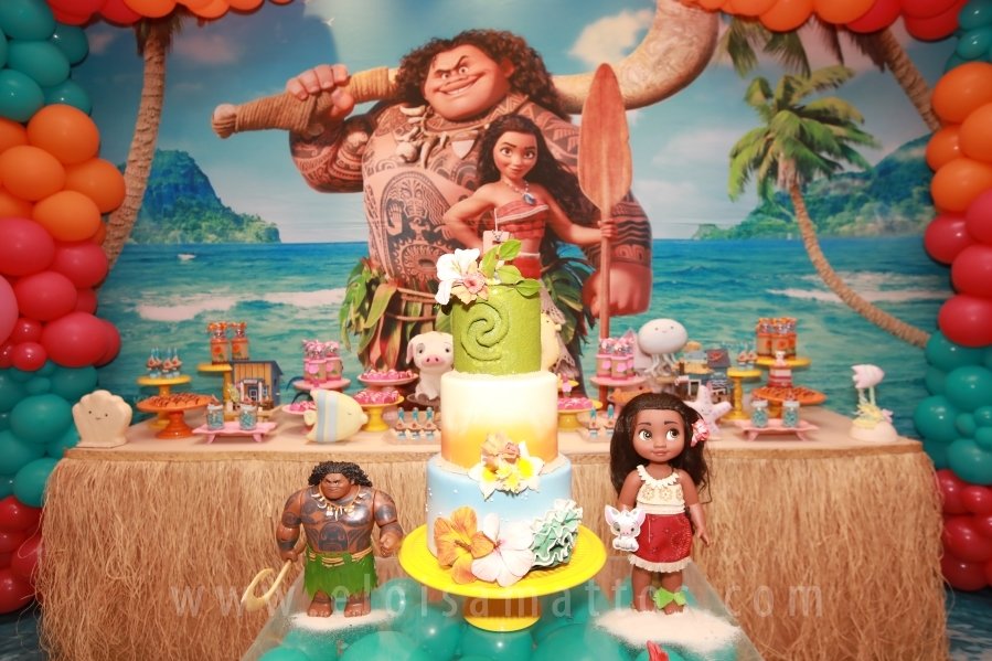 ANIVERSÁRIO DE 5 ANOS DE HELENA RODRIGUES TINTI – “MOANA, UM MAR DE AVENTURAS” - Eloisa Mattos