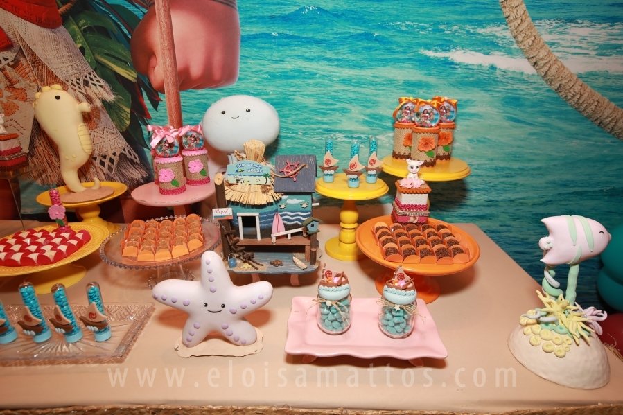 ANIVERSÁRIO DE 5 ANOS DE HELENA RODRIGUES TINTI – “MOANA, UM MAR DE AVENTURAS” - Eloisa Mattos