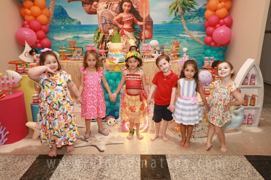 ANIVERSÁRIO DE 5 ANOS DE HELENA RODRIGUES TINTI – “MOANA, UM MAR DE AVENTURAS” - Eloisa Mattos