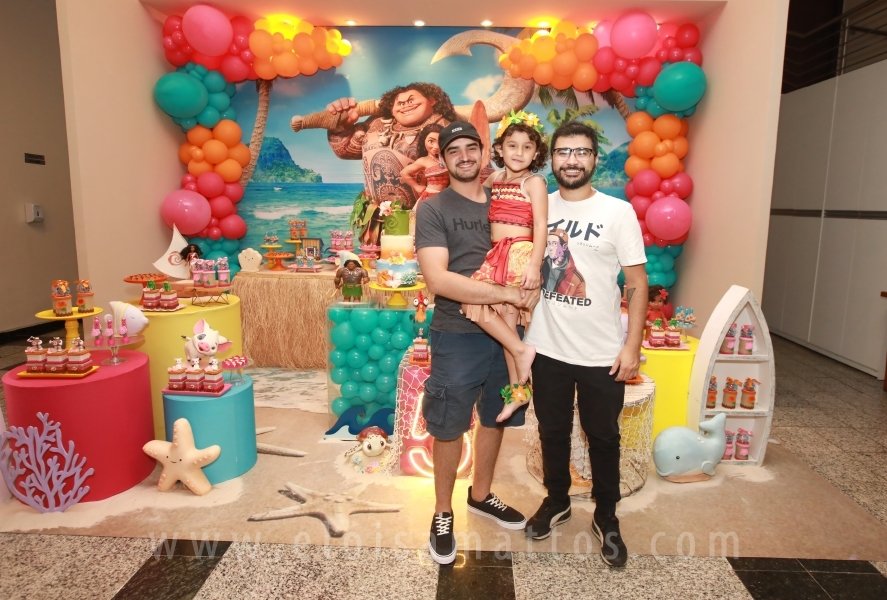 ANIVERSÁRIO DE 5 ANOS DE HELENA RODRIGUES TINTI – “MOANA, UM MAR DE AVENTURAS” - Eloisa Mattos