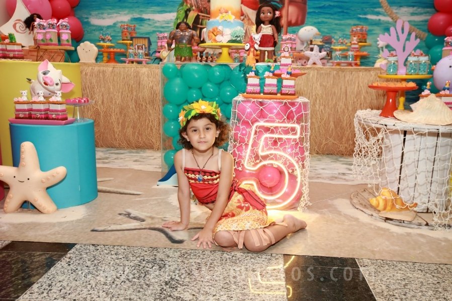 ANIVERSÁRIO DE 5 ANOS DE HELENA RODRIGUES TINTI – “MOANA, UM MAR DE AVENTURAS” - Eloisa Mattos