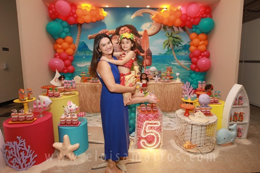 ANIVERSÁRIO DE 5 ANOS DE HELENA RODRIGUES TINTI – “MOANA, UM MAR DE AVENTURAS” - Eloisa Mattos