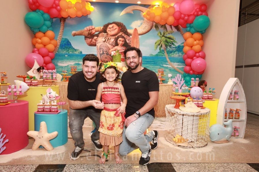 ANIVERSÁRIO DE 5 ANOS DE HELENA RODRIGUES TINTI – “MOANA, UM MAR DE AVENTURAS” - Eloisa Mattos