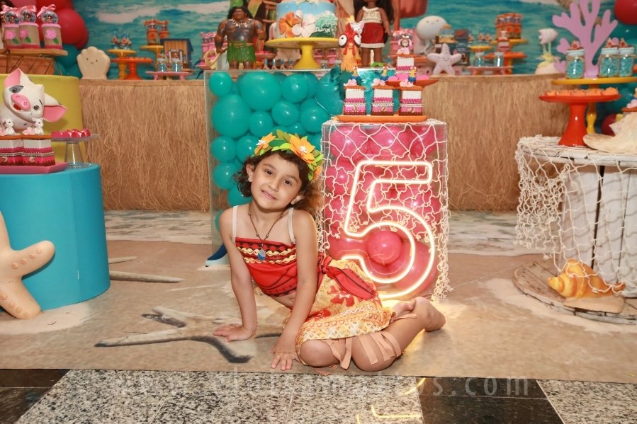 ANIVERSÁRIO DE 5 ANOS DE HELENA RODRIGUES TINTI – “MOANA, UM MAR DE AVENTURAS” - Eloisa Mattos