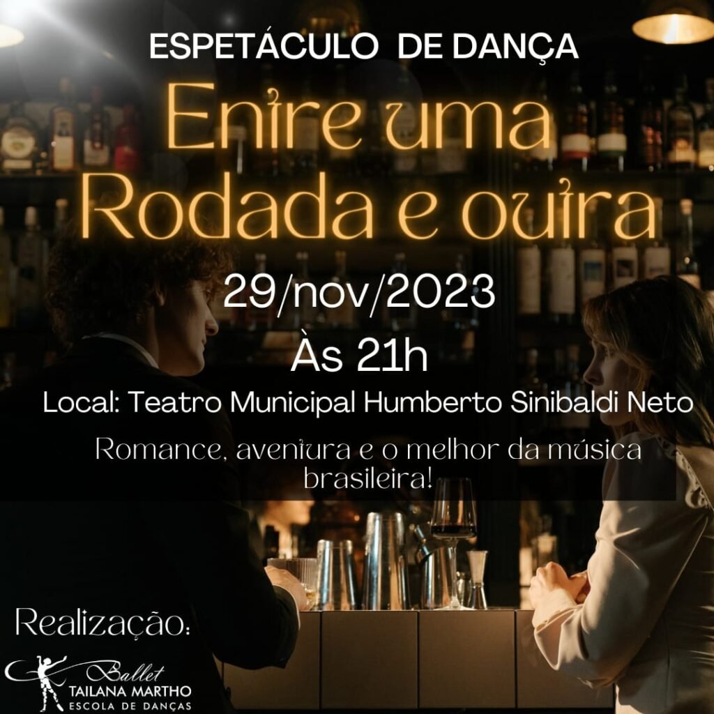 Espetáculo Entre uma Rodada e Outra é Apresentado no Teatro Municipal de Rio Preto