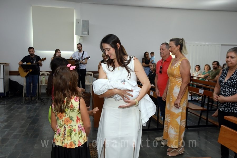 BATIZADO DE AMANDA DURIGAN SIRIANI RODRIGUES SAMARA – IGREJA MARIA MÃE DE DEUS - Eloisa Mattos