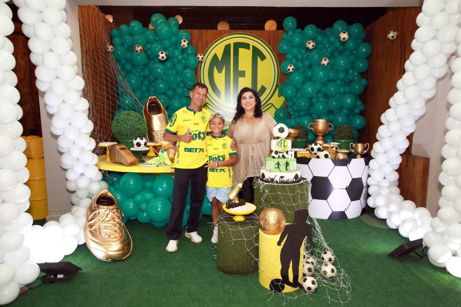 ANIVERSÁRIO DE LUIZ ENZO MELO DA SILVA – 11 ANOS – TEMA MIRASSOL FUTEBOL CLUBE - Eloisa Mattos