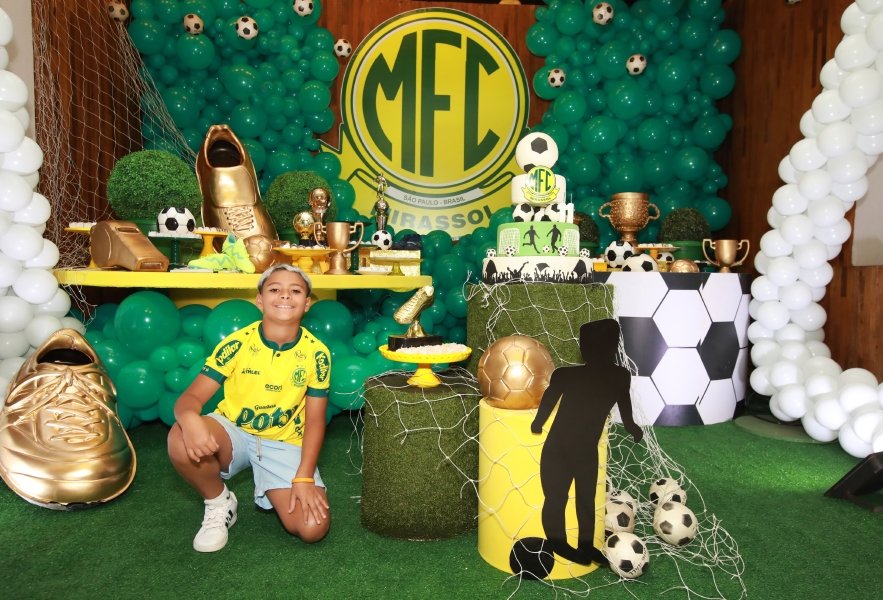 ANIVERSÁRIO DE LUIZ ENZO MELO DA SILVA – 11 ANOS – TEMA MIRASSOL FUTEBOL CLUBE - Eloisa Mattos