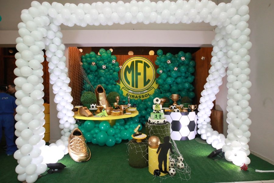 ANIVERSÁRIO DE LUIZ ENZO MELO DA SILVA – 11 ANOS – TEMA MIRASSOL FUTEBOL CLUBE - Eloisa Mattos