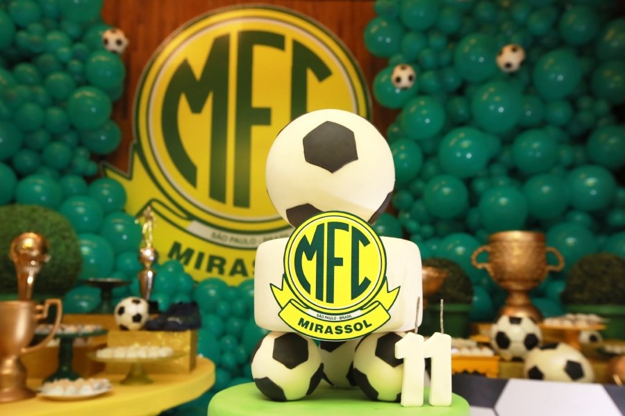 ANIVERSÁRIO DE LUIZ ENZO MELO DA SILVA – 11 ANOS – TEMA MIRASSOL FUTEBOL CLUBE - Eloisa Mattos