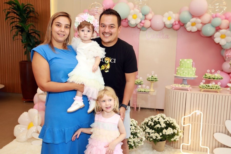ANIVERSÁRIO DE 1 ANO DA CECÍLIA ZAFANI ARID – “MARGARIDAS” - Eloisa Mattos