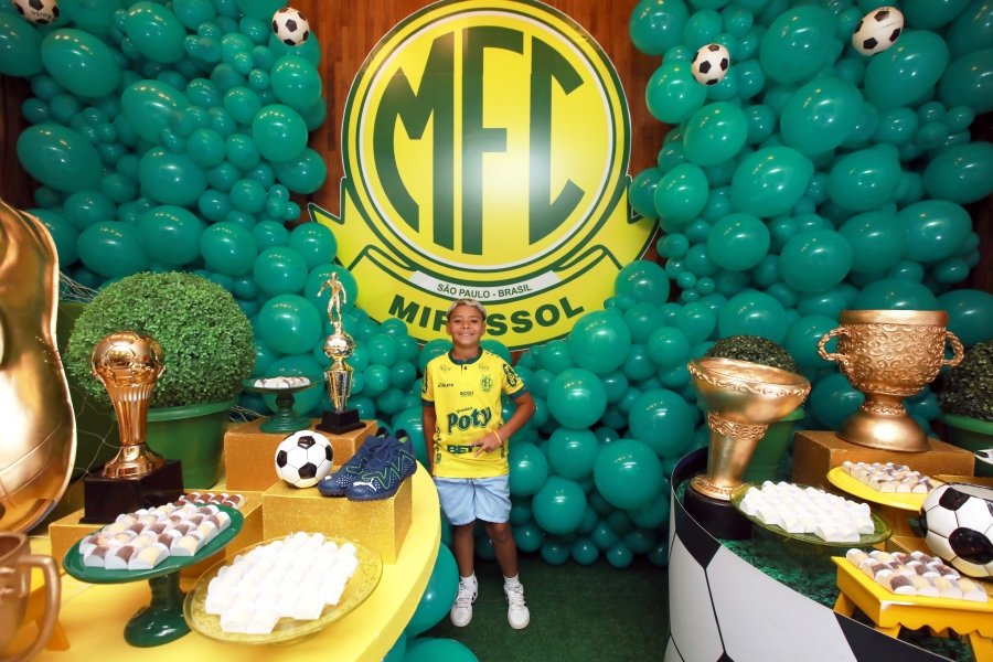 ANIVERSÁRIO DE LUIZ ENZO MELO DA SILVA – 11 ANOS – TEMA MIRASSOL FUTEBOL CLUBE - Eloisa Mattos
