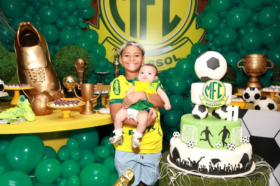 ANIVERSÁRIO DE LUIZ ENZO MELO DA SILVA – 11 ANOS – TEMA MIRASSOL FUTEBOL CLUBE - Eloisa Mattos