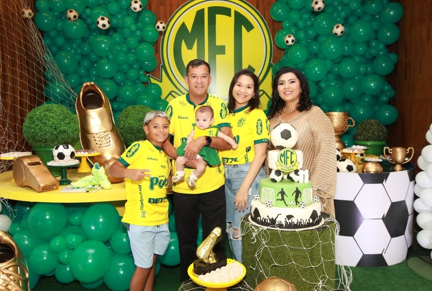 ANIVERSÁRIO DE LUIZ ENZO MELO DA SILVA – 11 ANOS – TEMA MIRASSOL FUTEBOL CLUBE - Eloisa Mattos
