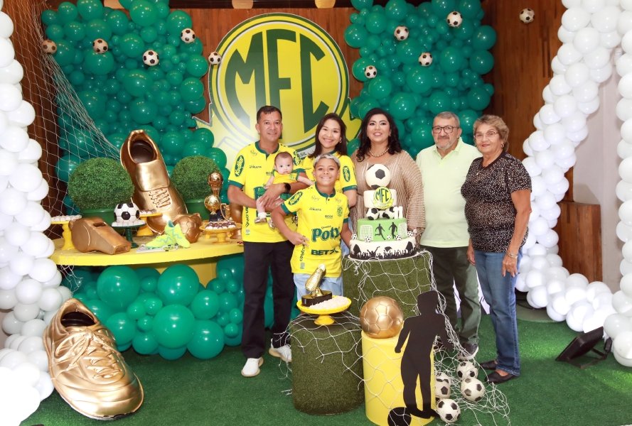 ANIVERSÁRIO DE LUIZ ENZO MELO DA SILVA – 11 ANOS – TEMA MIRASSOL FUTEBOL CLUBE - Eloisa Mattos