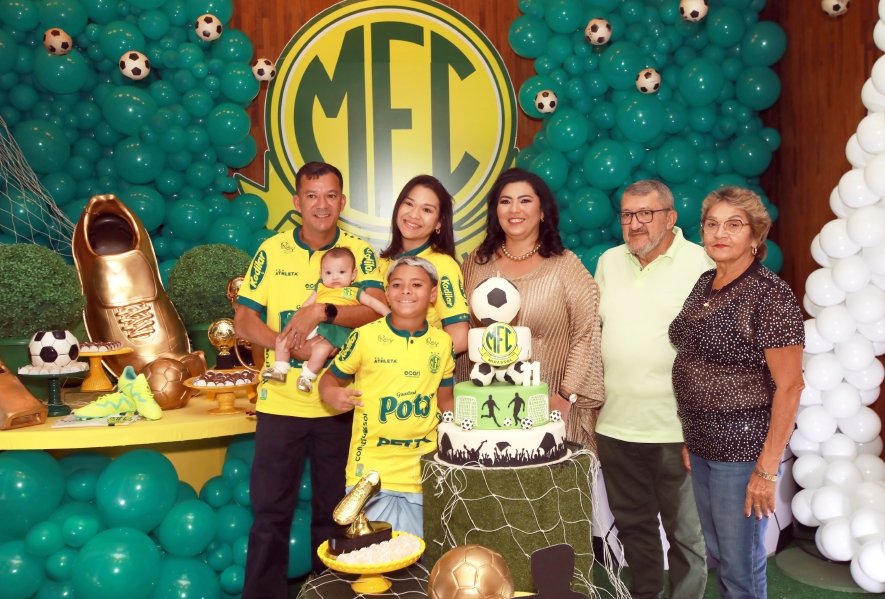 ANIVERSÁRIO DE LUIZ ENZO MELO DA SILVA – 11 ANOS – TEMA MIRASSOL FUTEBOL CLUBE - Eloisa Mattos