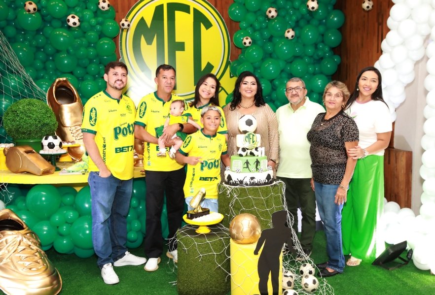 ANIVERSÁRIO DE LUIZ ENZO MELO DA SILVA – 11 ANOS – TEMA MIRASSOL FUTEBOL CLUBE - Eloisa Mattos