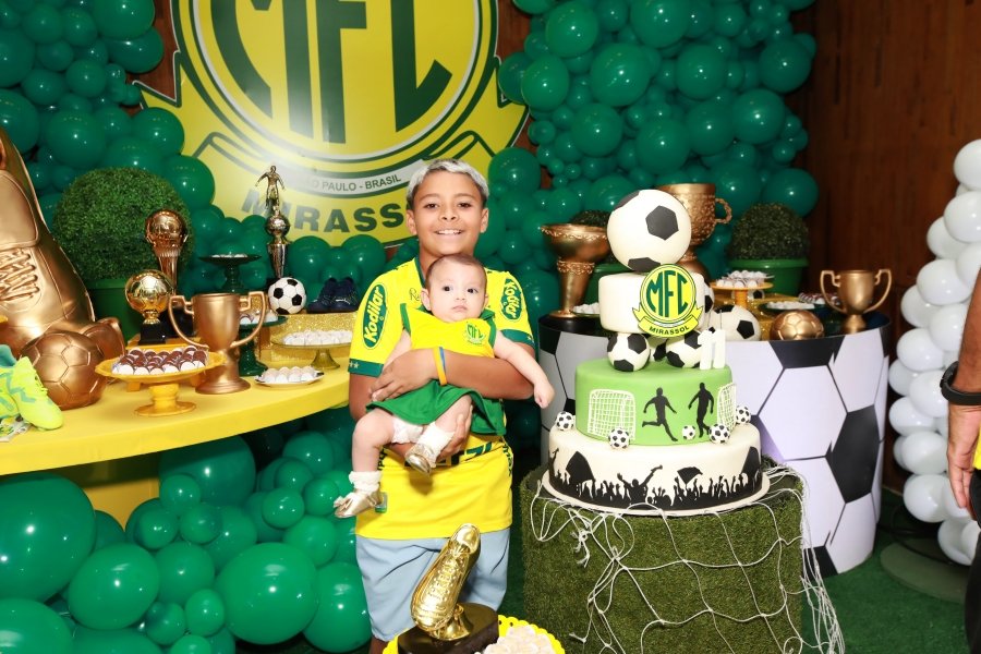 ANIVERSÁRIO DE LUIZ ENZO MELO DA SILVA – 11 ANOS – TEMA MIRASSOL FUTEBOL CLUBE - Eloisa Mattos