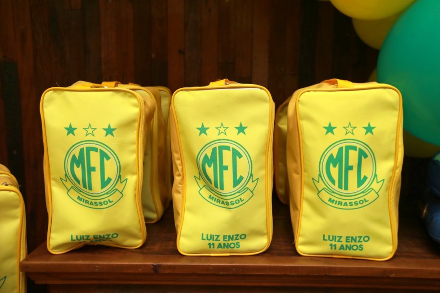ANIVERSÁRIO DE LUIZ ENZO MELO DA SILVA – 11 ANOS – TEMA MIRASSOL FUTEBOL CLUBE - Eloisa Mattos