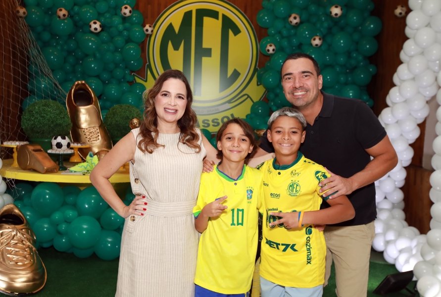 ANIVERSÁRIO DE LUIZ ENZO MELO DA SILVA – 11 ANOS – TEMA MIRASSOL FUTEBOL CLUBE - Eloisa Mattos