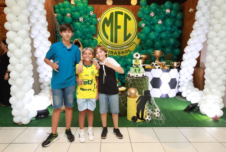 ANIVERSÁRIO DE LUIZ ENZO MELO DA SILVA – 11 ANOS – TEMA MIRASSOL FUTEBOL CLUBE - Eloisa Mattos