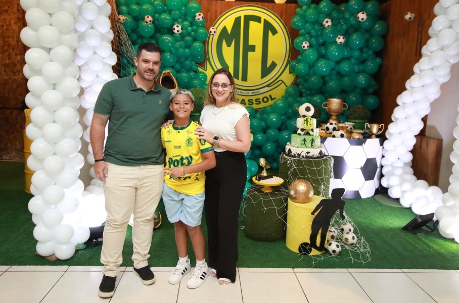 ANIVERSÁRIO DE LUIZ ENZO MELO DA SILVA – 11 ANOS – TEMA MIRASSOL FUTEBOL CLUBE - Eloisa Mattos