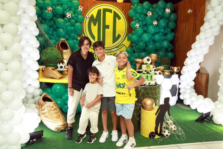 ANIVERSÁRIO DE LUIZ ENZO MELO DA SILVA – 11 ANOS – TEMA MIRASSOL FUTEBOL CLUBE - Eloisa Mattos
