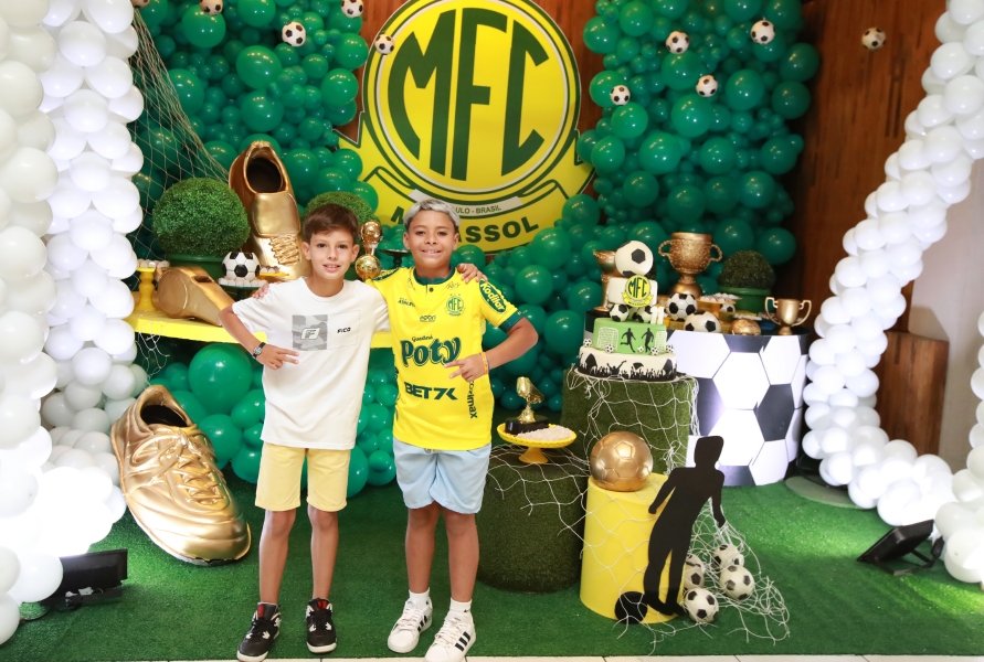 ANIVERSÁRIO DE LUIZ ENZO MELO DA SILVA – 11 ANOS – TEMA MIRASSOL FUTEBOL CLUBE - Eloisa Mattos