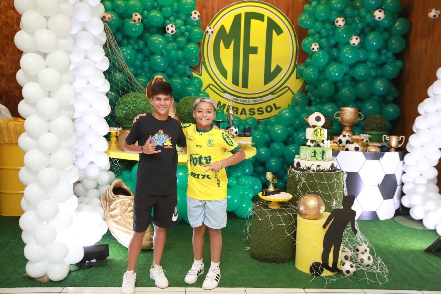 ANIVERSÁRIO DE LUIZ ENZO MELO DA SILVA – 11 ANOS – TEMA MIRASSOL FUTEBOL CLUBE - Eloisa Mattos