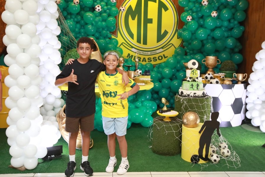 ANIVERSÁRIO DE LUIZ ENZO MELO DA SILVA – 11 ANOS – TEMA MIRASSOL FUTEBOL CLUBE - Eloisa Mattos