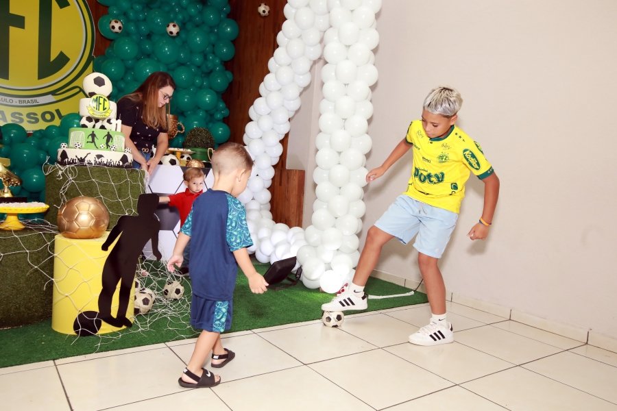 ANIVERSÁRIO DE LUIZ ENZO MELO DA SILVA – 11 ANOS – TEMA MIRASSOL FUTEBOL CLUBE - Eloisa Mattos