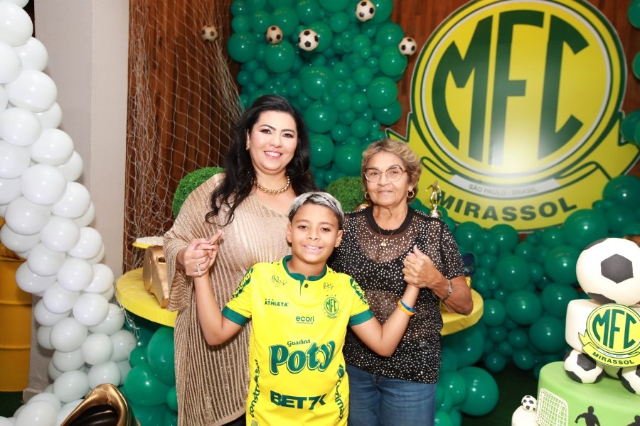 ANIVERSÁRIO DE LUIZ ENZO MELO DA SILVA – 11 ANOS – TEMA MIRASSOL FUTEBOL CLUBE - Eloisa Mattos