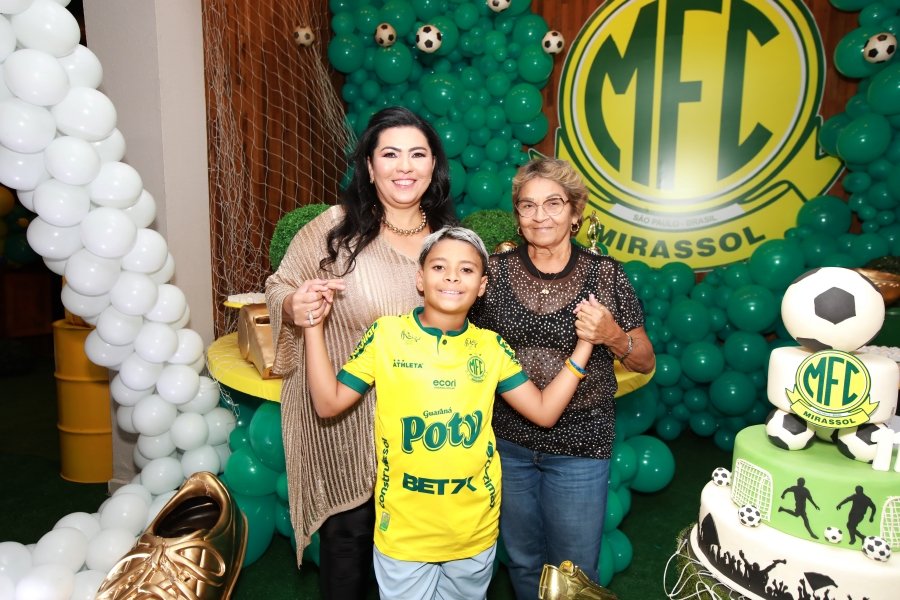 ANIVERSÁRIO DE LUIZ ENZO MELO DA SILVA – 11 ANOS – TEMA MIRASSOL FUTEBOL CLUBE - Eloisa Mattos