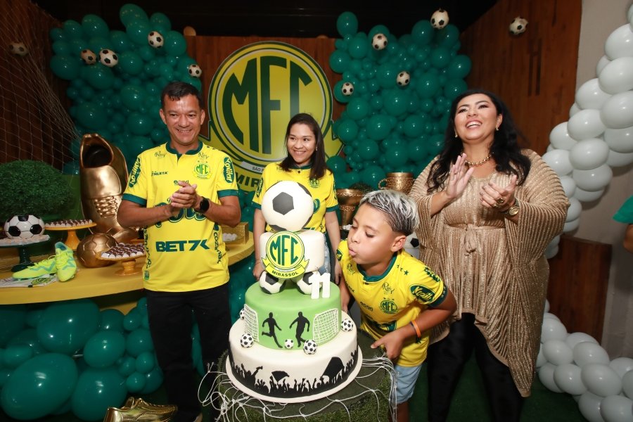 ANIVERSÁRIO DE LUIZ ENZO MELO DA SILVA – 11 ANOS – TEMA MIRASSOL FUTEBOL CLUBE - Eloisa Mattos