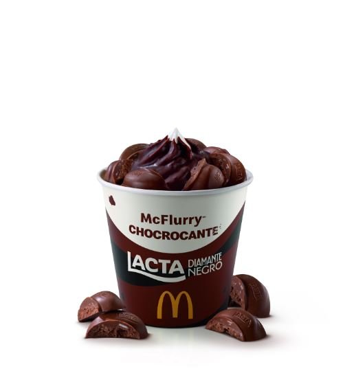 MÉQUI + LACTA: MCDONALD’S APRESENTA MCFLURRY INÉDITO, COM CALDA CHOCROCANTE E DIAMANTE NEGRO®