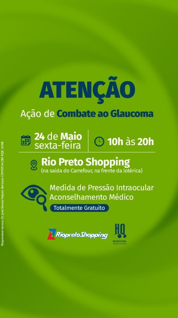 Maio Verde – Mês do Combate ao Glaucoma: