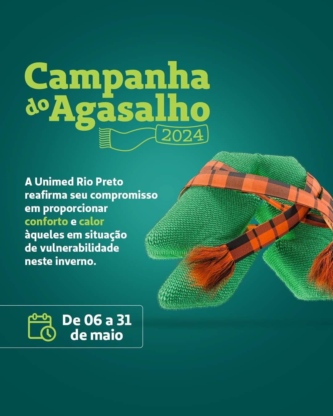 CAMPANHA DO AGASALHO UNIMED RIO PRETO