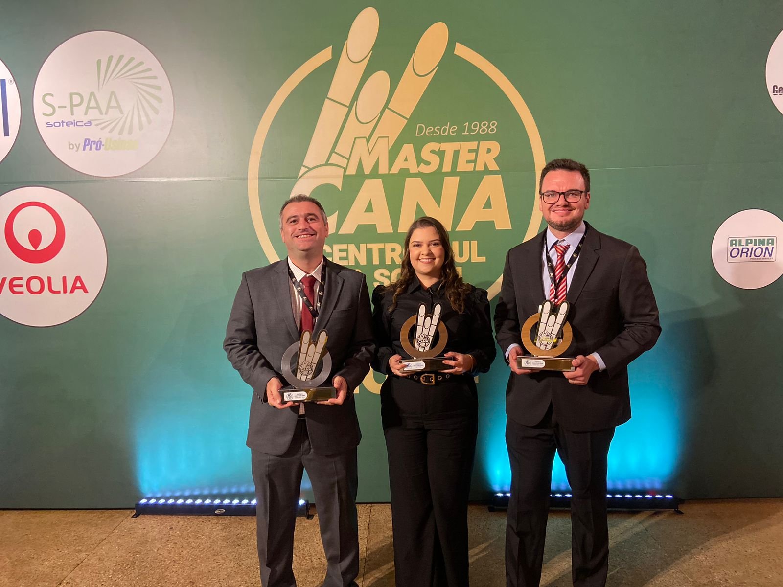 TEREOS É DESTAQUE EM NOITE DE PREMIAÇÕES DO MASTERCANA CENTRO-SUL