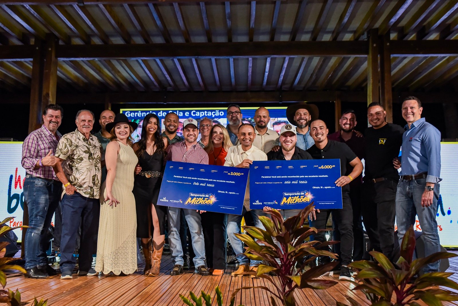 HOTBEACH PARQUES & RESORTS TÊM MÊS DE JULHO HISTÓRICO E DISTRIBUI MAIS DE R$700.000,00 PARA SEUS COLABORADORES