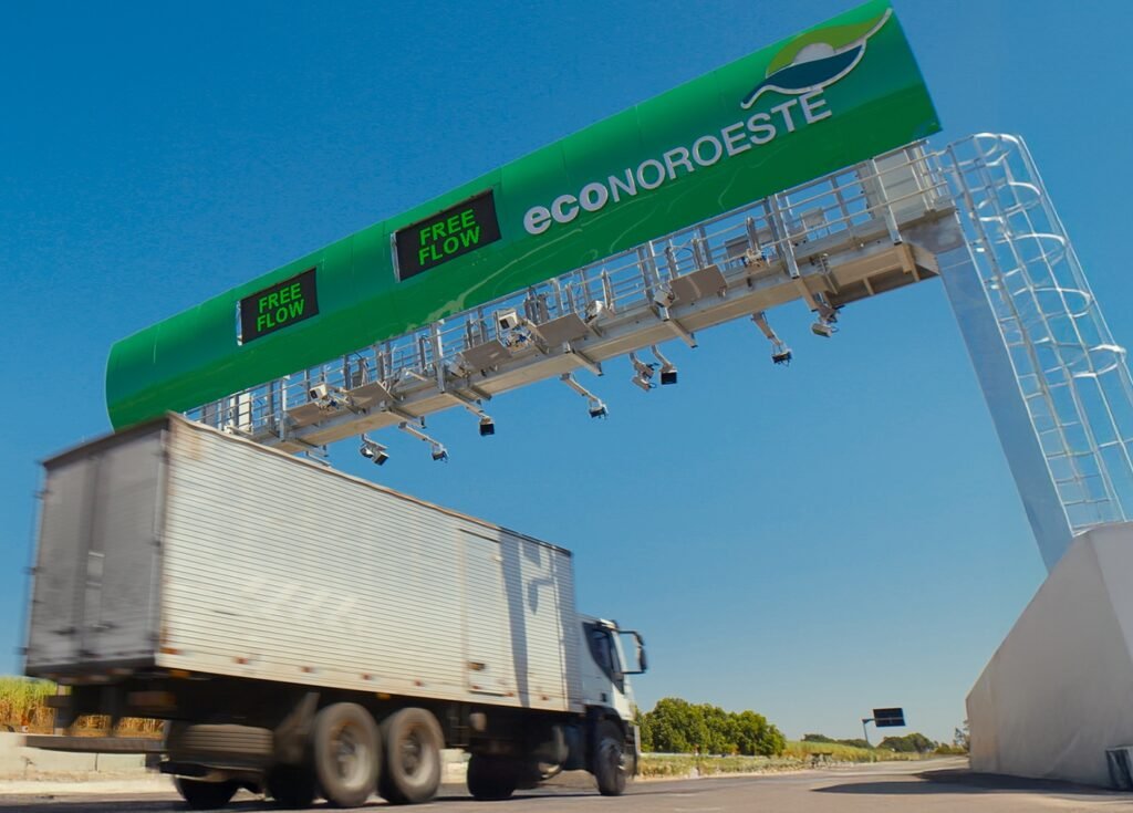 Econoroeste Começa a Operar  Mais um Pórtico Free Flow na SP-333