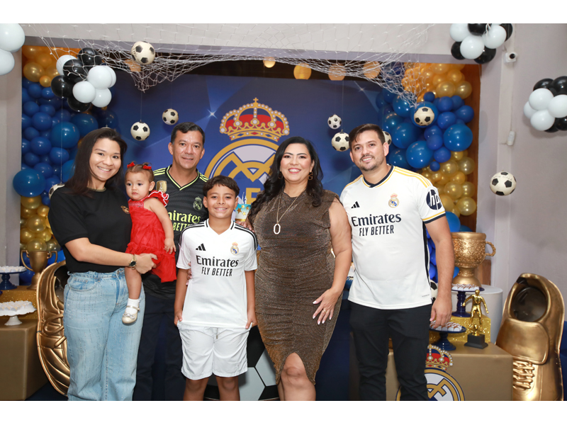 ANIVERSÁRIO DE 12 ANOS DO CRAQUE LUIZ ENZO – “REAL MADRID”