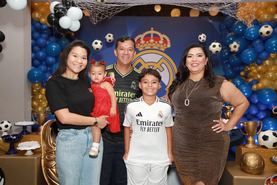 ANIVERSÁRIO DE 12 ANOS DO CRAQUE LUIZ ENZO – “REAL MADRID” - Eloisa Mattos