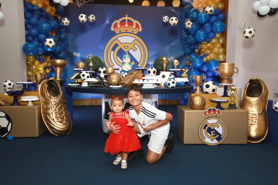 ANIVERSÁRIO DE 12 ANOS DO CRAQUE LUIZ ENZO – “REAL MADRID” - Eloisa Mattos