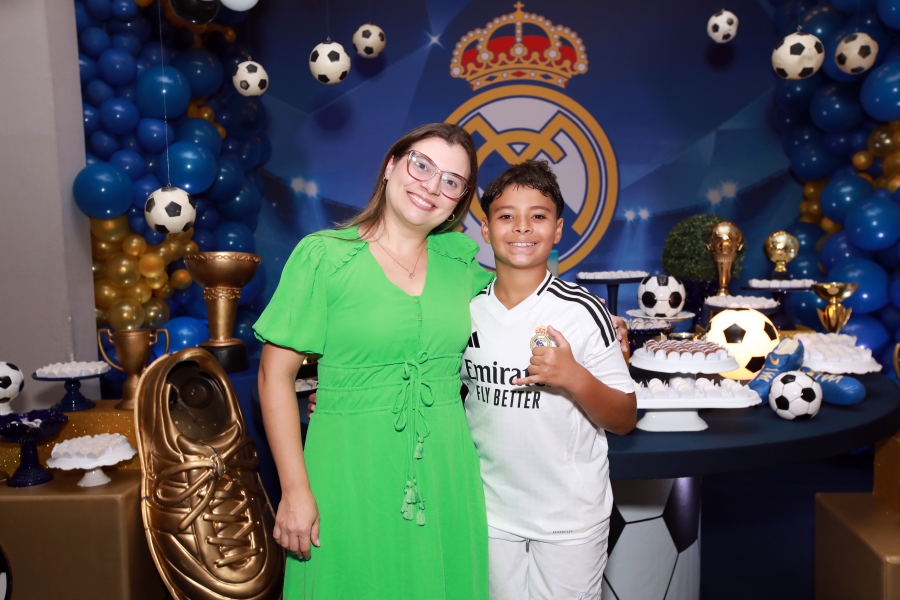 ANIVERSÁRIO DE 12 ANOS DO CRAQUE LUIZ ENZO – “REAL MADRID” - Eloisa Mattos