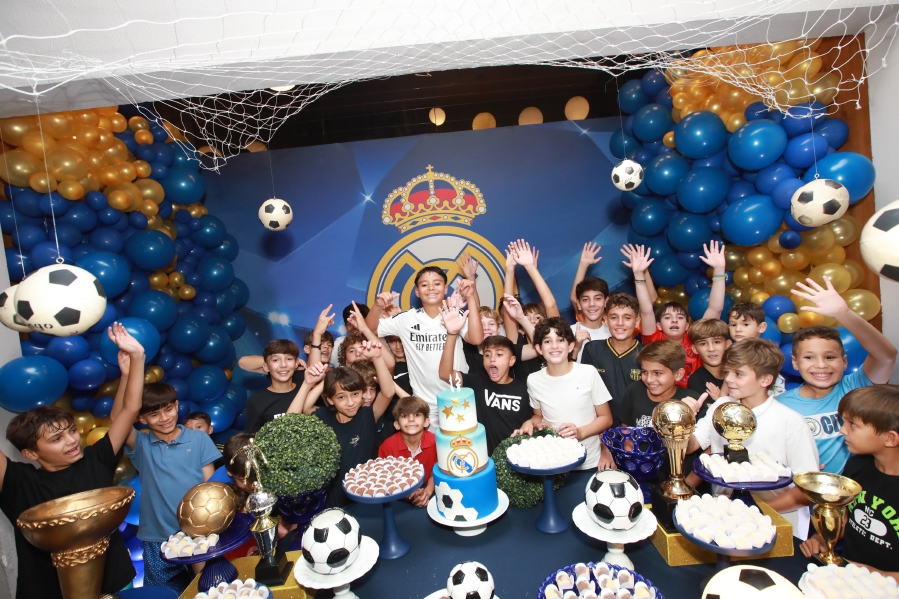 ANIVERSÁRIO DE 12 ANOS DO CRAQUE LUIZ ENZO – “REAL MADRID” - Eloisa Mattos